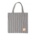 Dave – Organic cotton gingham tote bag